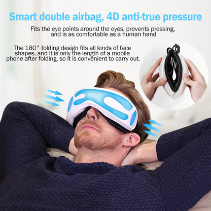 6D Smart Bluetooth Eye Massager