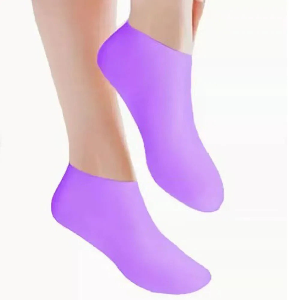Aloe-Infused Pedicure Spa Socks