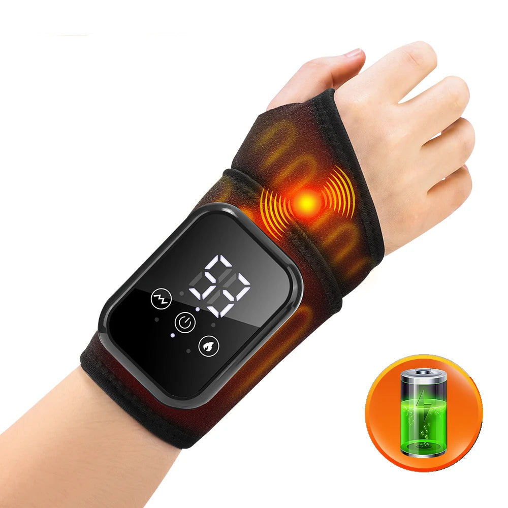 Electric Wrist Massager with Hot Compress