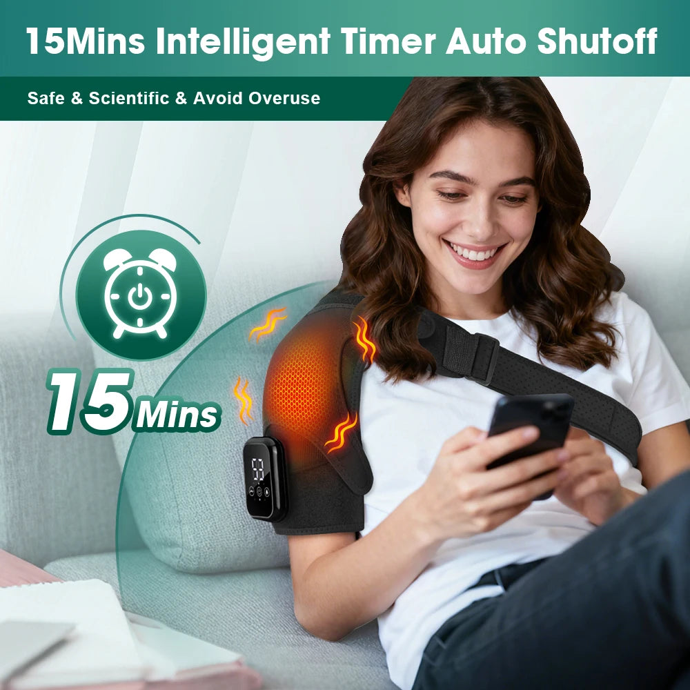 Electric Heating Shoulder Massager Wrap