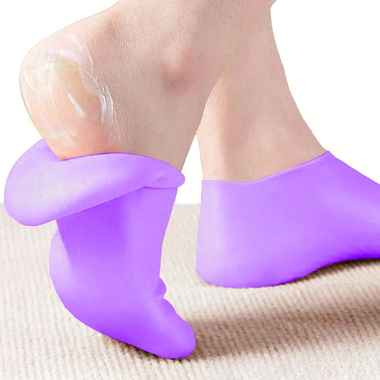 Aloe-Infused Pedicure Spa Socks