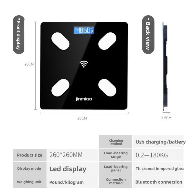 Precision Smart Bluetooth Body Fat Scale