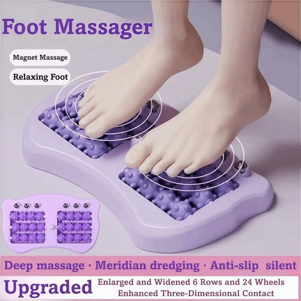 Raised Foot Acupressure Roller Massager
