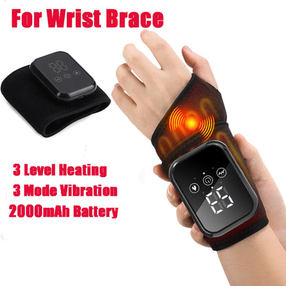 Electric Wrist Massager with Hot Compress