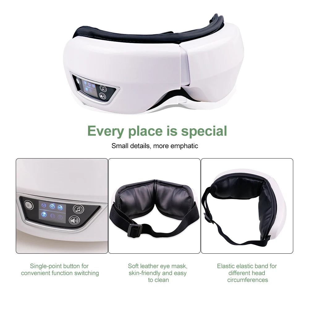 6D Smart Bluetooth Eye Massager