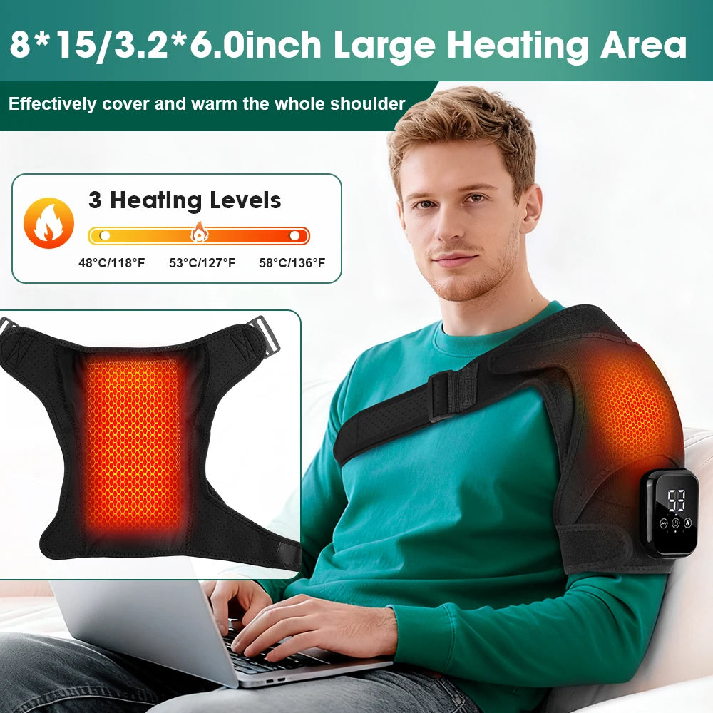 Electric Heating Shoulder Massager Wrap